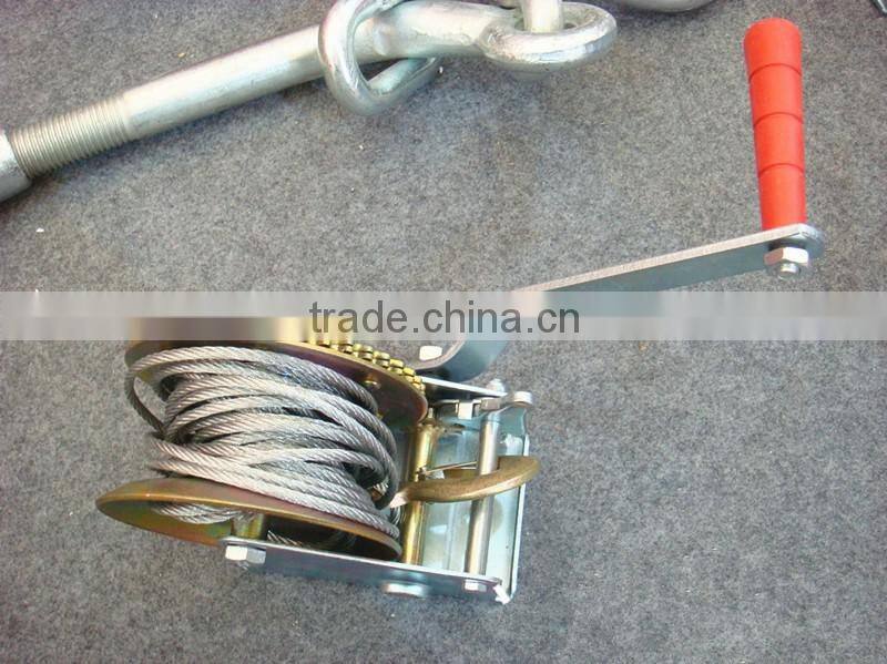 Hand operate belt winch 600lbs/850lbs