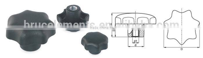 Seven-Star Plastic Knobs DIN6336 BK36.0010