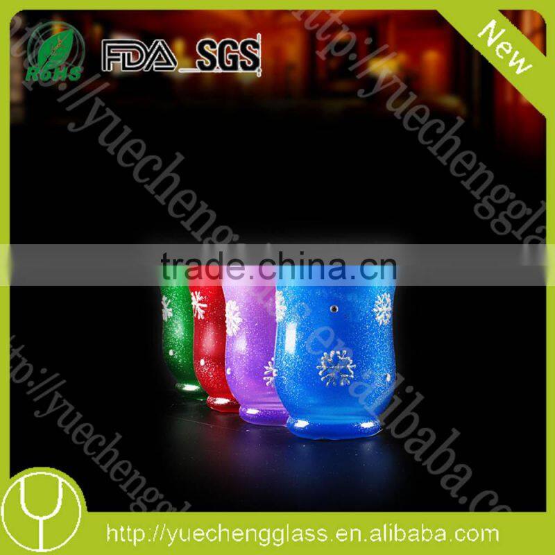 decoration centerpieces purple candle holder for home decor wedding