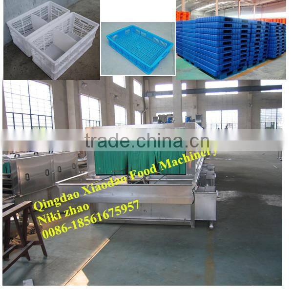 automatic crates washing machine,plastic box washing machine