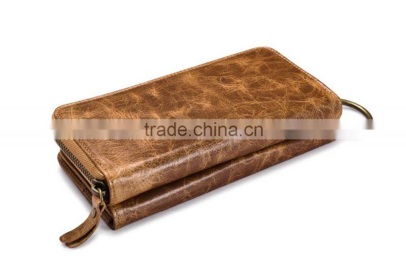 Icarer Genuine Leather Classical Clutch Wallet Bag MT-5508