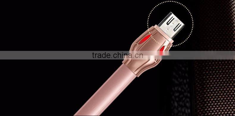 Remax 100cm Micro USB Data Cable For Android Laser Series 2.1A Charging Micro USB Cable For Samsung S5 S6TB-0386