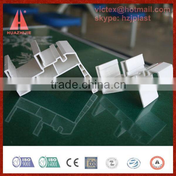 China Custom made Poly vinyl Chloride upvc profiles