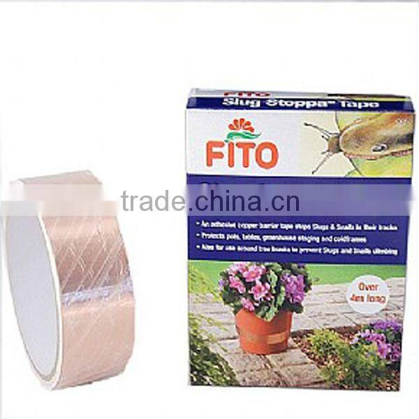 Custom Adhesive Serrated Slug & Snail Copper Tape / Copper Snail Tapes