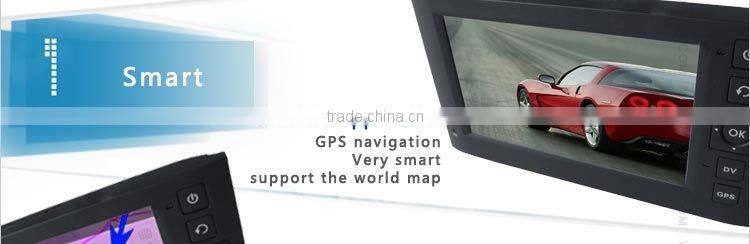 Built in Camera hotselling car DVR for GPS navigation