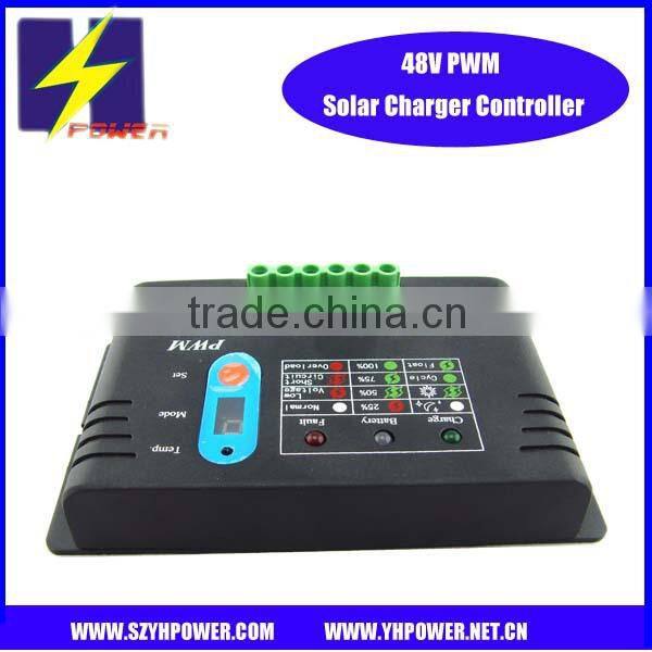 Factory 10A PWM solar controller 48v