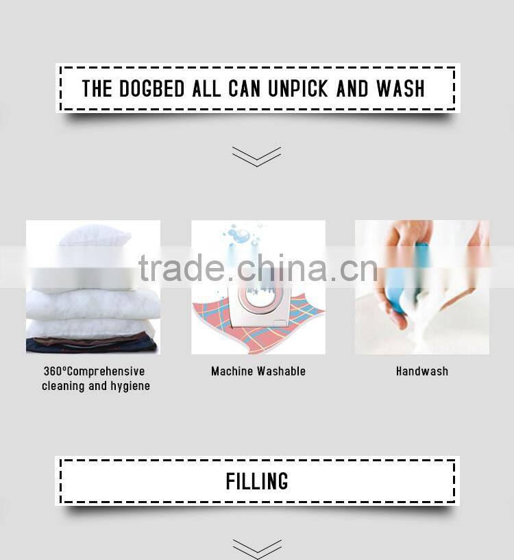 Khaki waterproof fashion premium pet dog bed