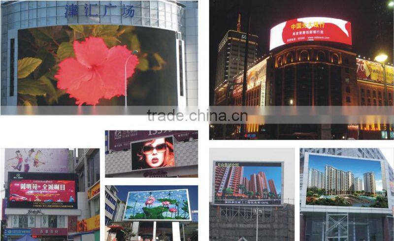 Shen Zhen factory Piranha series 3 in1 full color outdoor curved led advertising display/led flexible billboard