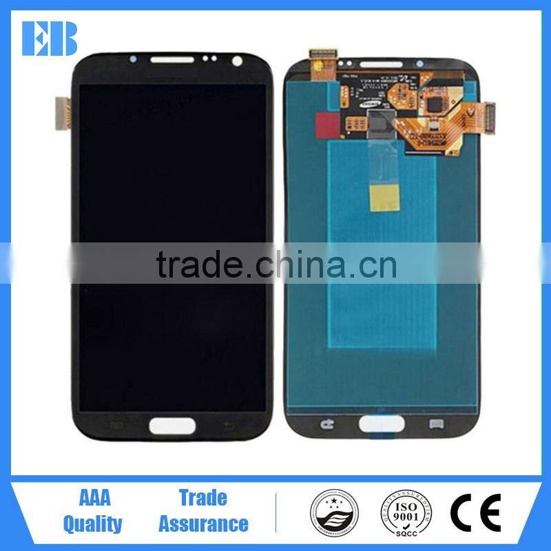 Alibaba express for samsung galaxy Note2 N7100 lcd with digitizer assembly