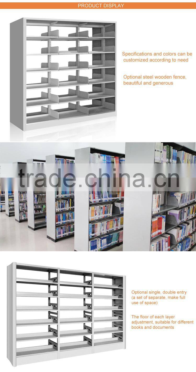 Durable metal furniture book shelf used for school, good prices