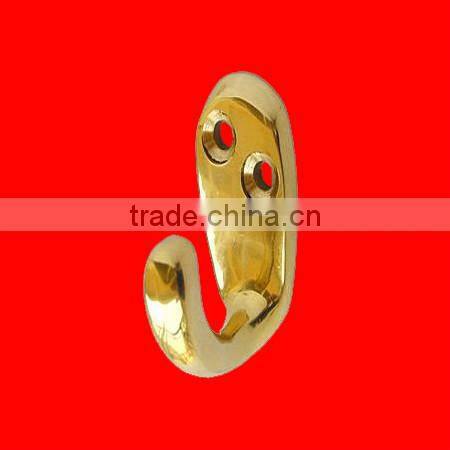 Furniture Clothes Hooks Golden Plated Robe Hook