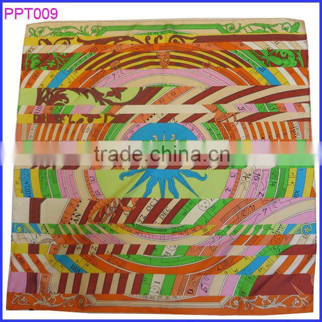 New designer brand twill silk scarf