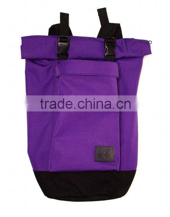 Fashion Canvas Sports Rolltop Backpack