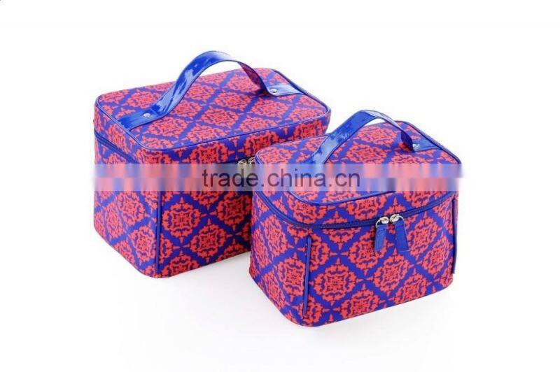 Factory multicolour nylon makeup bag