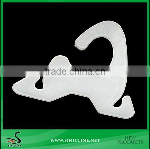 Sinicline White Saving Space Mini Plastic Shoes Hanger for Selling Shoes