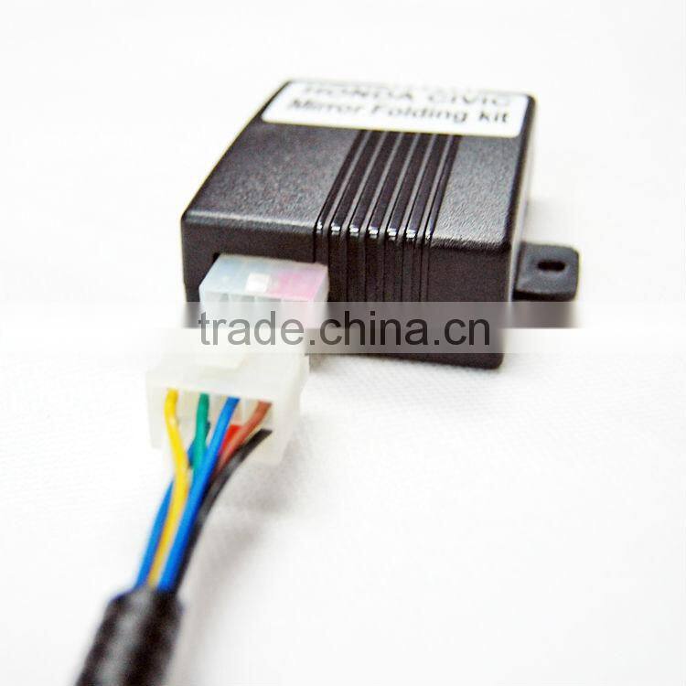 Easy installation auto power mirror folding kit