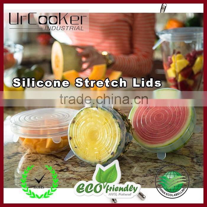 Multi Size Silicone Lids Food and Bowl Covers - Reusable Stretch Lids- Perfect Baking and Cooking Kitchen Gadgets