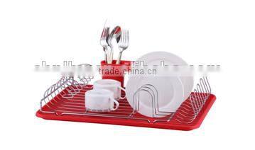 LBY factory directly supplies fashionable dish rack with tray and cutlery holder
