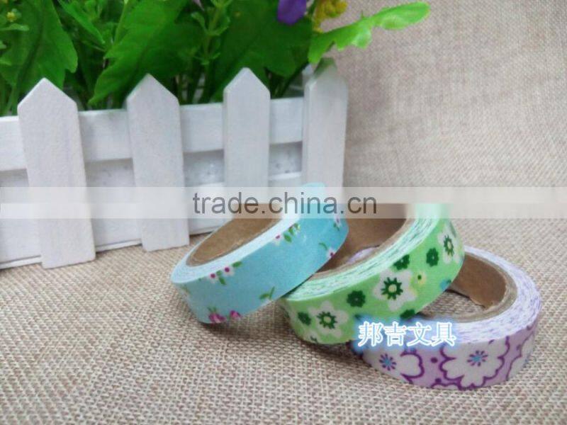 Small broken flower cloth tape cotton wide adhesive plaster to stick a diary DIY photo album accessories decorative stickers
