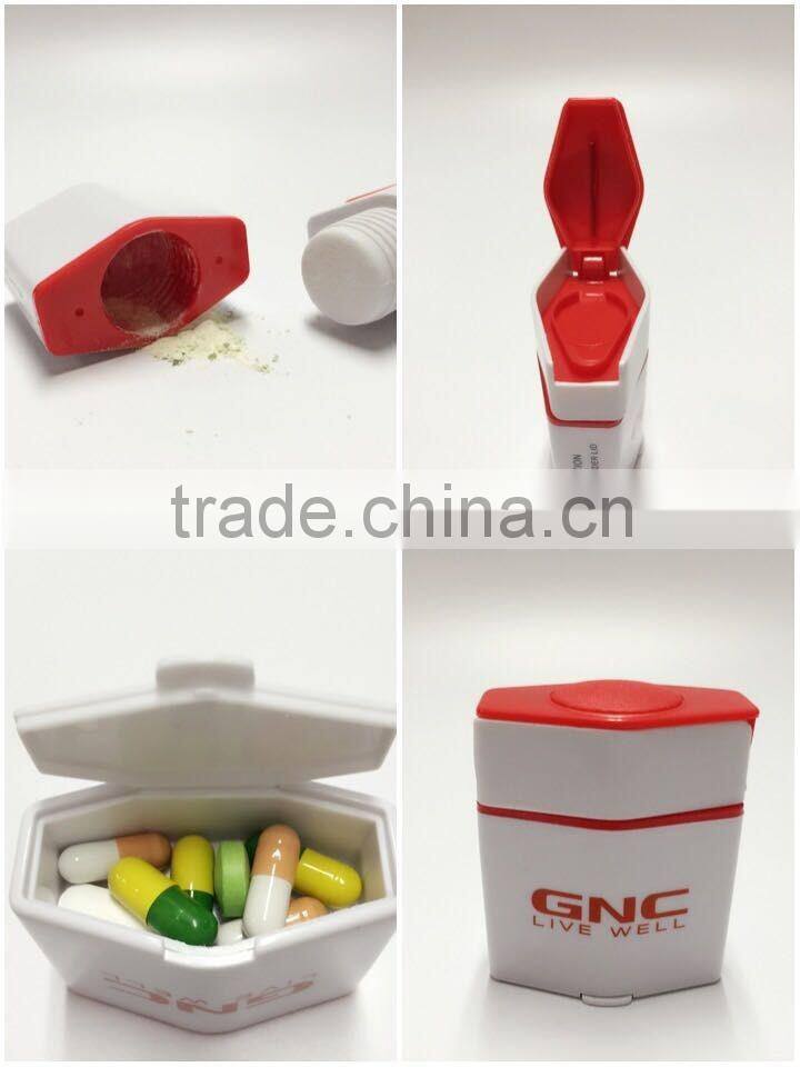 plastic pill splitter,pill crush and pill storge