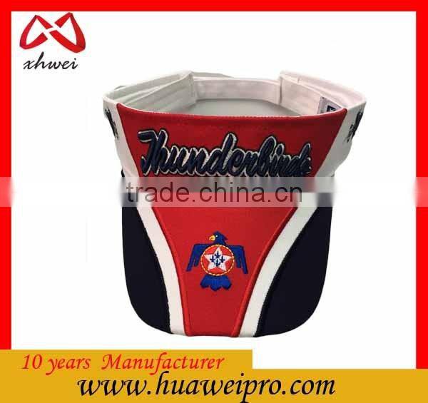 Headwear Factory Wholesale Fashional Visor Cap Custom Sun Visor Hat Woman