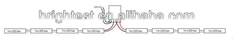 High lumens 3528 SMD LED hard strip bar light, 8mm width avaliable led 2835,3528 strip light with aluminum