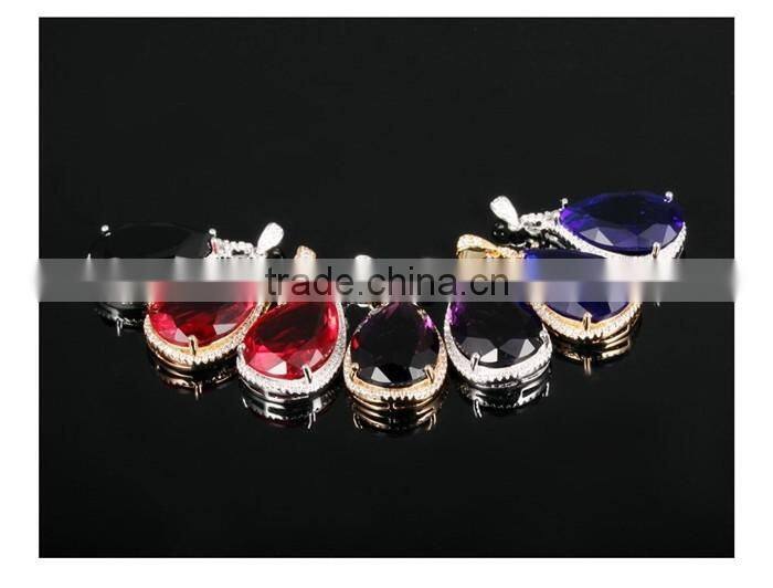 brass jewellery 2016 rose gold plating women pendant fashion