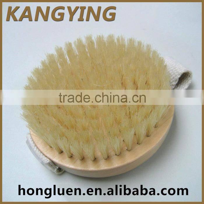 Happy Shower Custom Shape Natural Massager Wooden Bath Brush