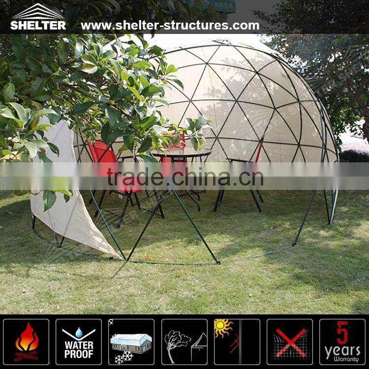 Fire retardant clear geodesic dome tents igloo for camping