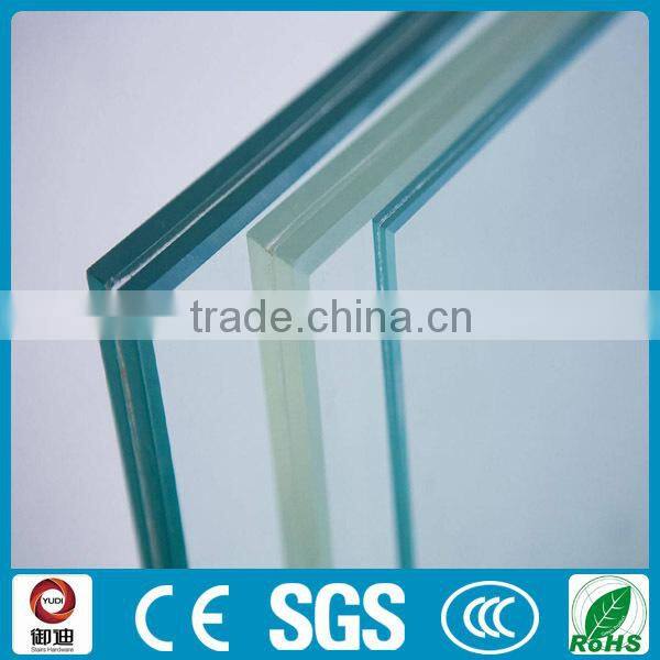 Stainless Post and Glass Outdoor Stair Railings