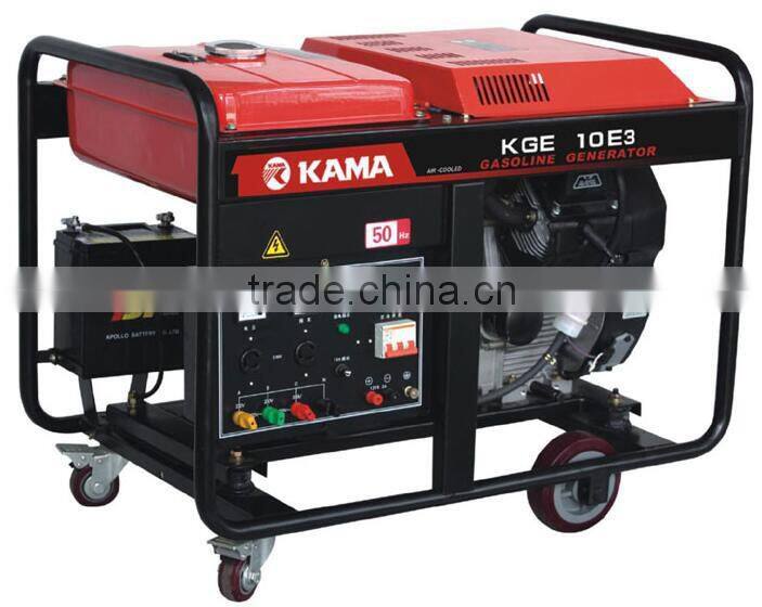 KAMA gasoline generator set three phase 13.6Hp/15Hp 50Hz/60Hz for sale