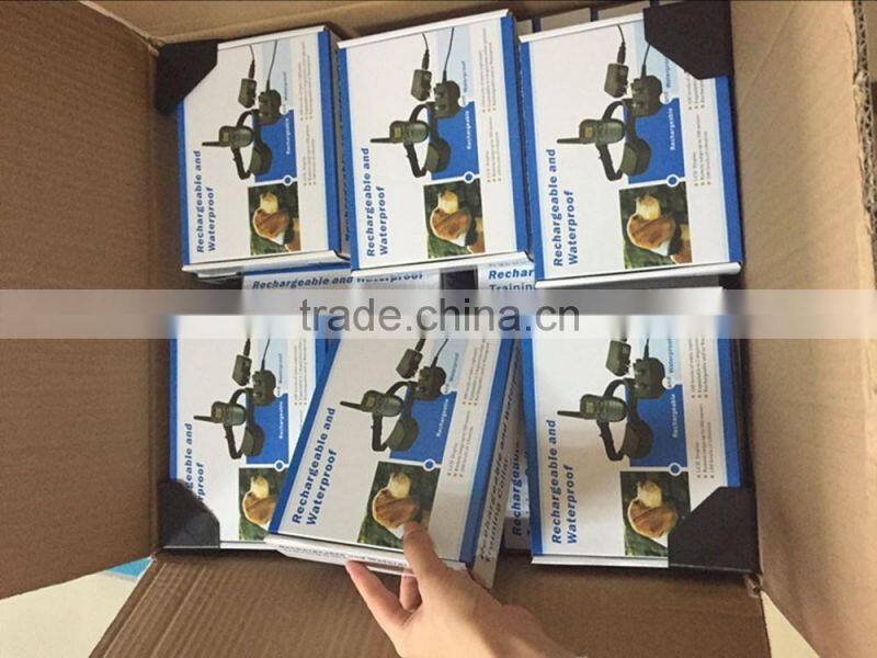 For 1 dogs 100lv shock vibra LCD display 998DR Remote Control Dog Training Collar Rechargeable Waterproof Pet Training Collar