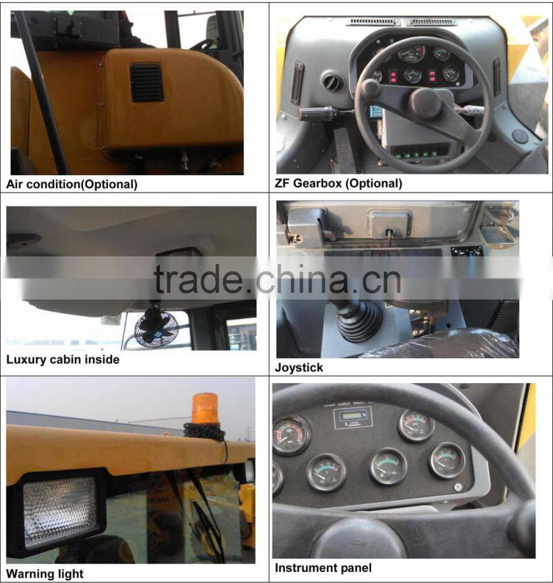 WOLF new brand 5 ton loader with Shangchai C6121 engine 162kw