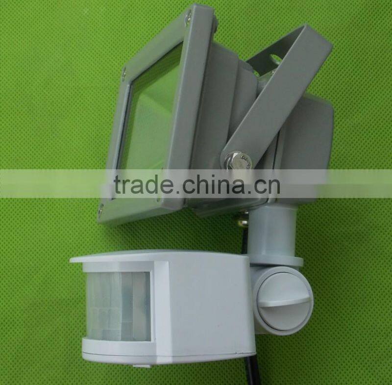Best quality 10w motion sensor led flood light with IP 65