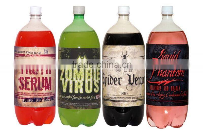 2016 Promotion Self Adhesive Kraft Paper Bottle Label Sticker