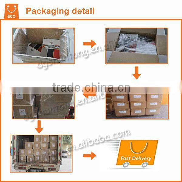 Custom hot pink paper bags with handles