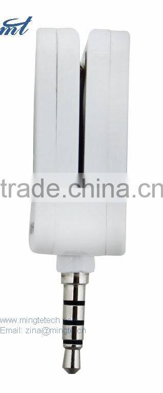 Audio Jack Mobile Payment Contact IC Card Readers MT531 for IOS, Android smartphone