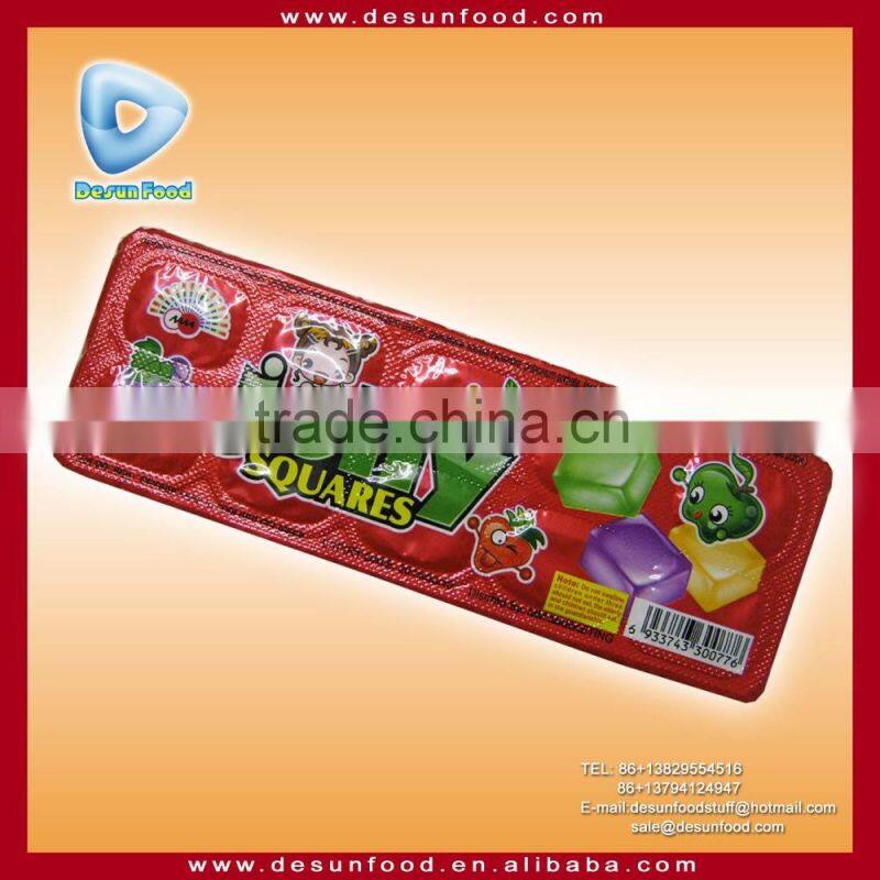 Colorful mini Jelly square