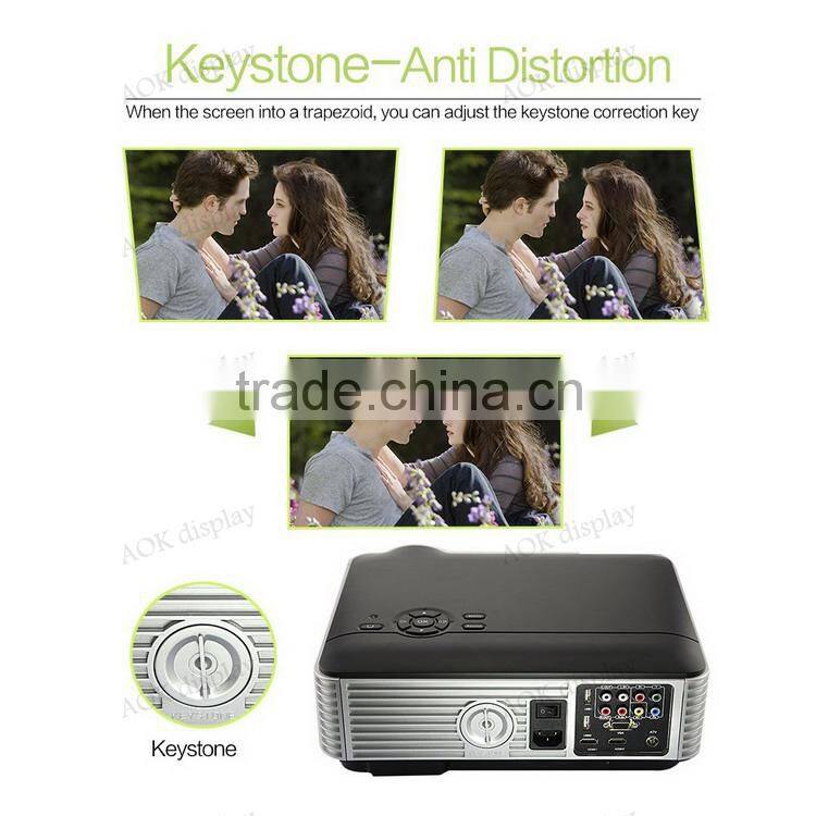 4200 Lumens 1080p LED 3D HD Office Home Theater Projector 1280x800 Resolution HDMI USB Port For Business Education Home Theater