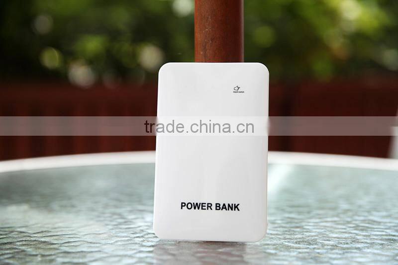 New products 2016 colorful super slim power bank usb charger with touch switch and custom logo printing