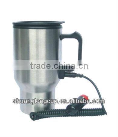 Stainless steel electric heated travel mug ,electric teapot warmer