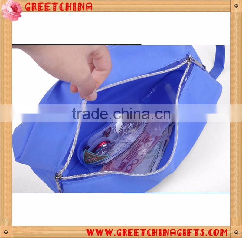 Promotional Bag Waterproof Dry and Wet Separation Waterproof Swim EVA Beach Bag With Slippers Hold