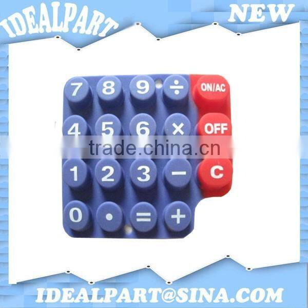 Silicone rubber conductive function keypads