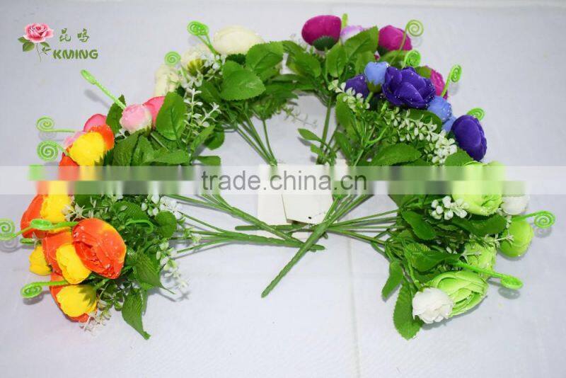 Factory price new fashion fresh cut silk flower China wholesale Wedding stage decoration