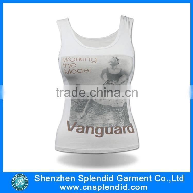 custom ladies cotton white blank plain crop top wholesale