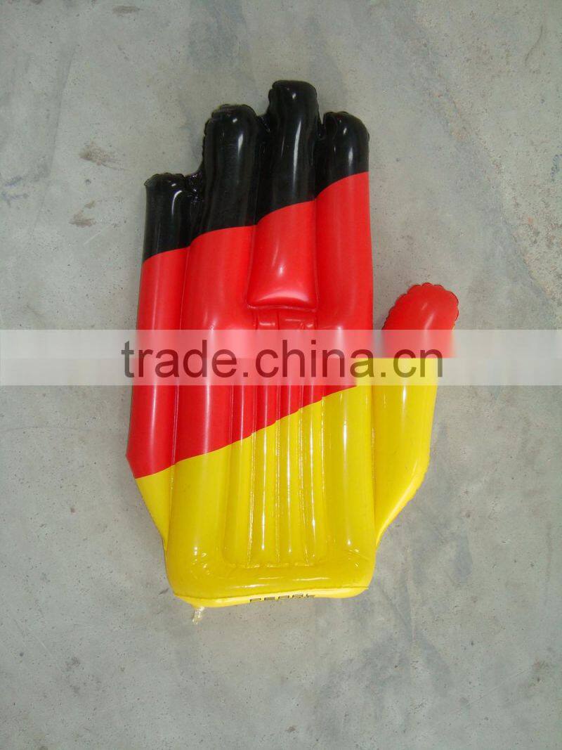 cheap promotional inflatable pvc finger hands