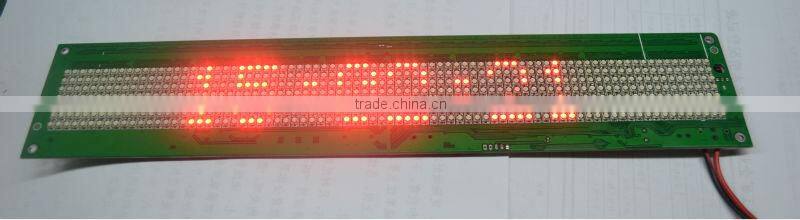 7*80 indoor customize RG color without case LED moving sign