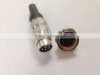 M12 Female and Male panel mount connector Connector