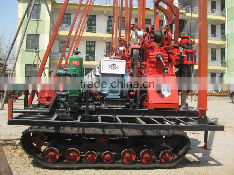 ZOONYEE 30-600m depth multi-function powerful crawler geotechnical investigation drill rig with hydraulic drilling tower