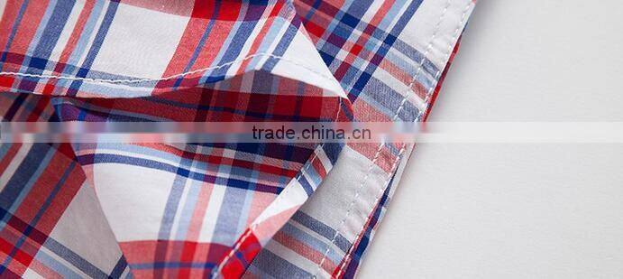 High quality men shirts pattern cotton plaids poplin men designer check latest new model shirts